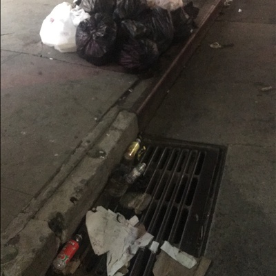 Trash near 737 Metropolitan Avenue, New York City