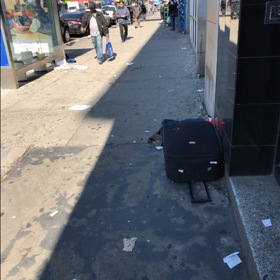 Trash near 182 East 116th Street, New York City