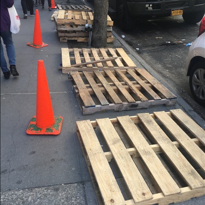 Trash near 865 Broadway, New York City